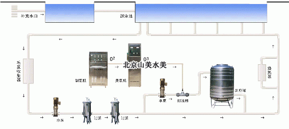 游泳池消毒用臭氧发生器